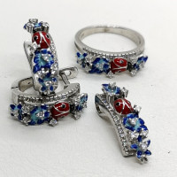 комплект с емайл и цирконий 