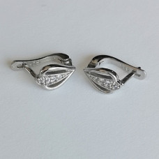 сребърни детски обеци