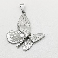 стоманена  пеперуда бяла