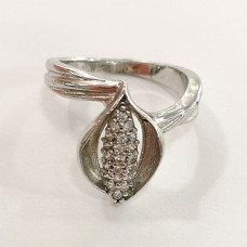 сребърен пръстен-кала