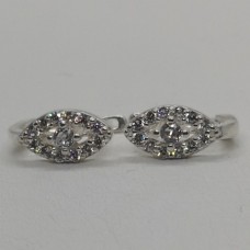 сребърни детски обеци