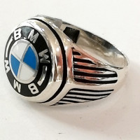 сребърен пръстен - BMW