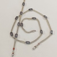 сребърен комплект- колие с гривна