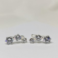 сребърни обеци 