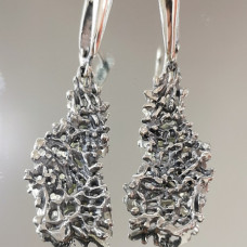 сребърни обеци 