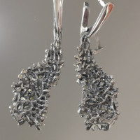 сребърни обеци 