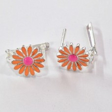 сребърни детски обеци 