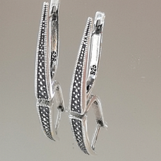 сребърни обеци 