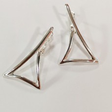 сребърни обеци