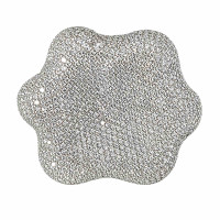 сребърен пръстен -  цвете