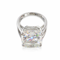 Сребърен пръстен -мойсанит