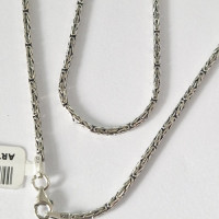 Сребърен синджир кралска плетка 