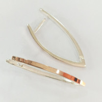 сребърни обеци - нов модел