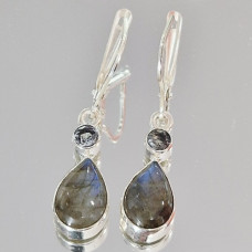 Сребърни обеци