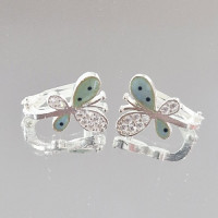 Детски обеци - пеперуда