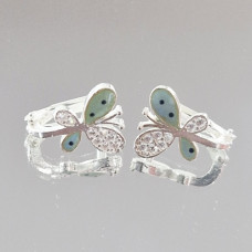 Детски обеци - пеперуда