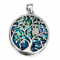 сребърна висулка - дърво на живота