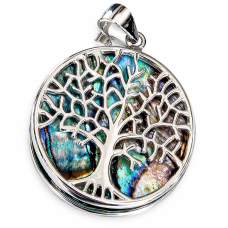 сребърна висулка дърво на живота